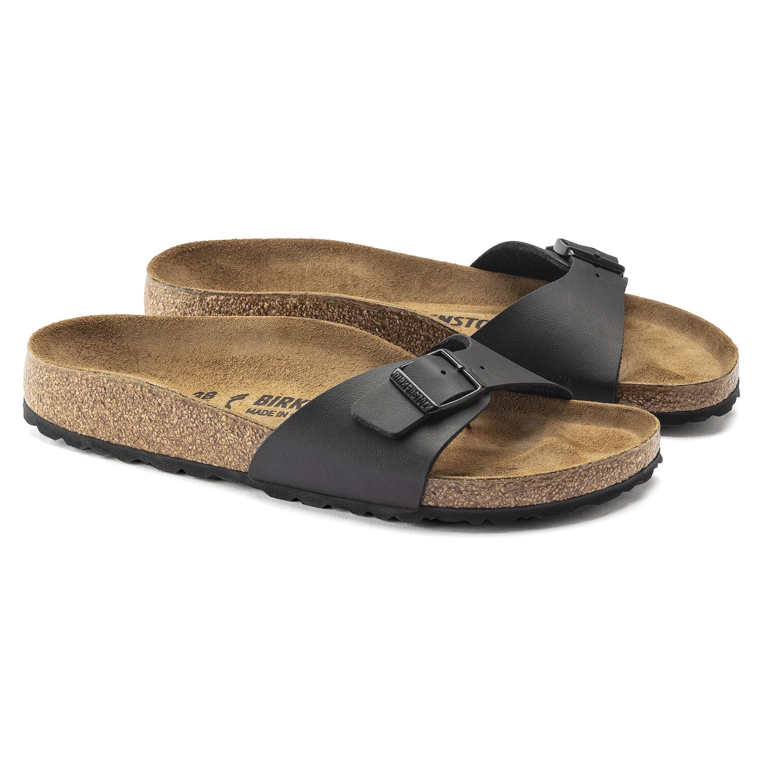 Birkenstock - Madrid Birko Flor Unisex - Black.