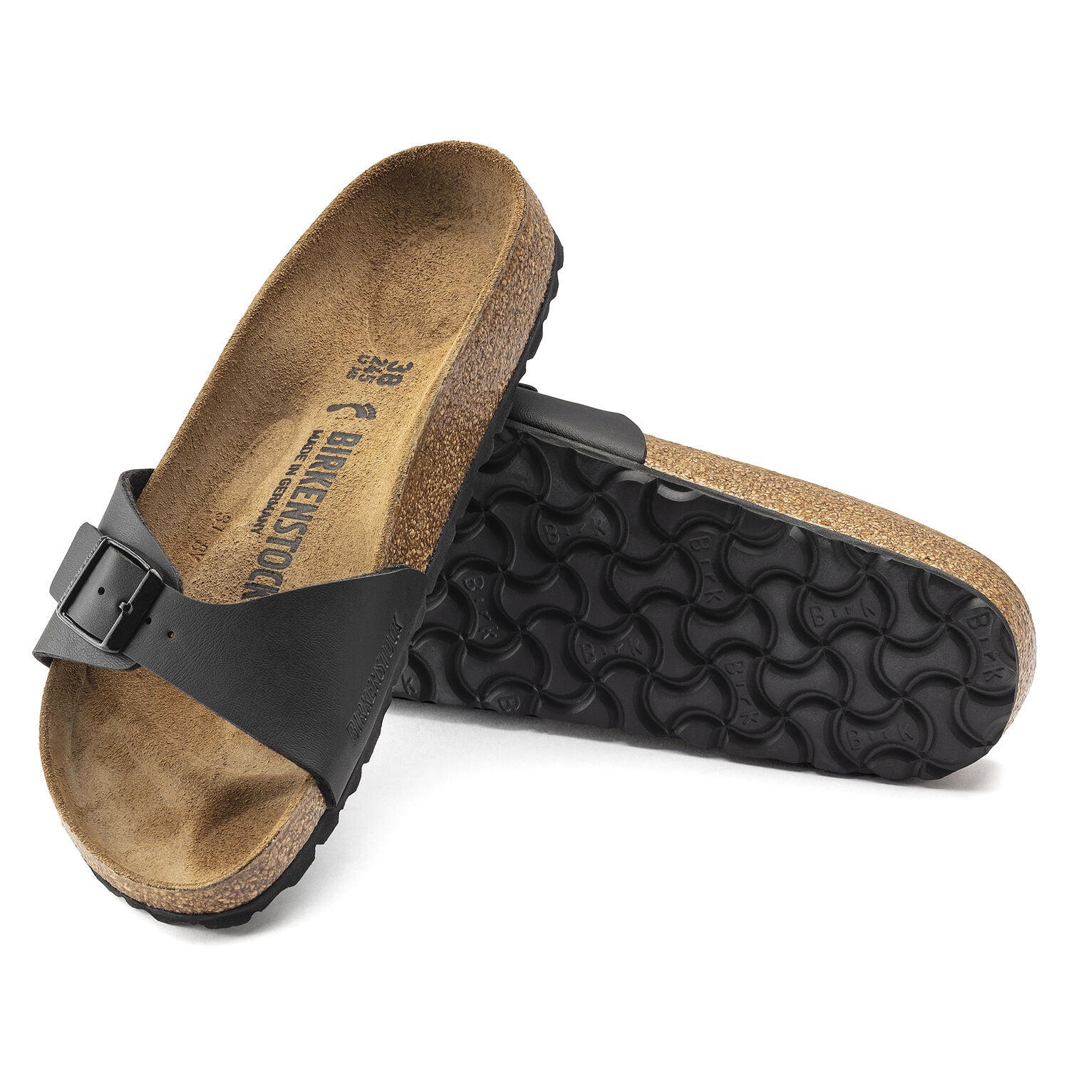 Birkenstock - Madrid Birko Flor Unisex - Black.