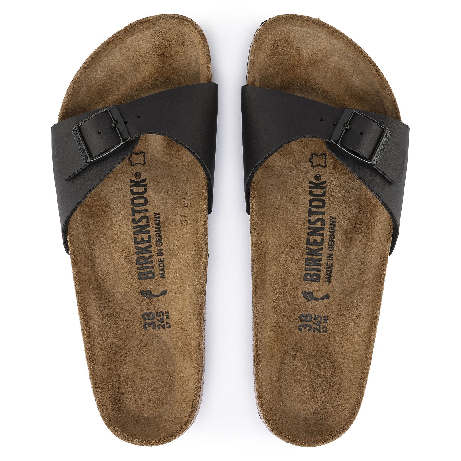 Birkenstock - Madrid Birko Flor Unisex - Black.