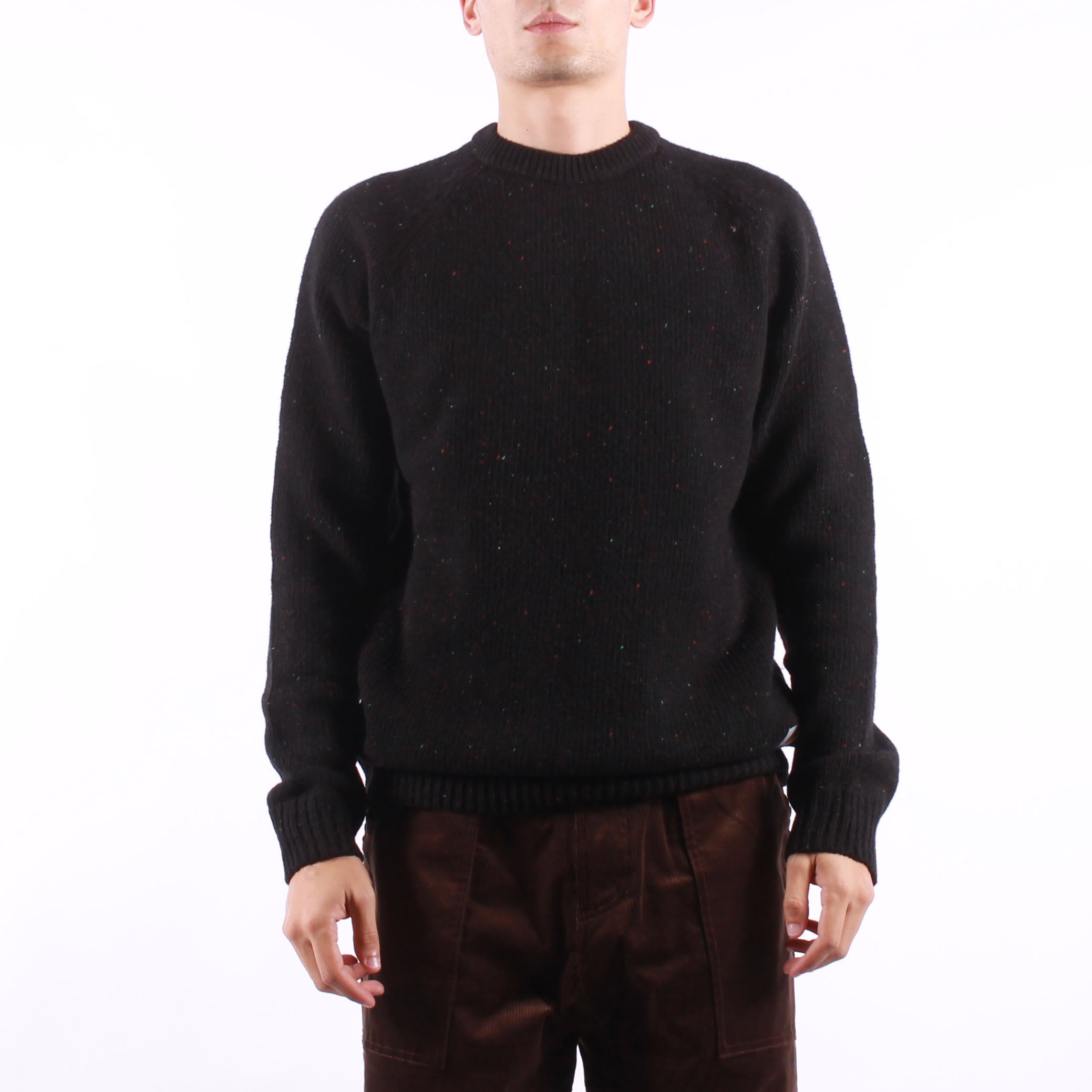 Carhartt WIP - Anglistic Sweater - Speckled Black | Carhartt WIP | Maglioni | 99.00 | Beach Break Shop