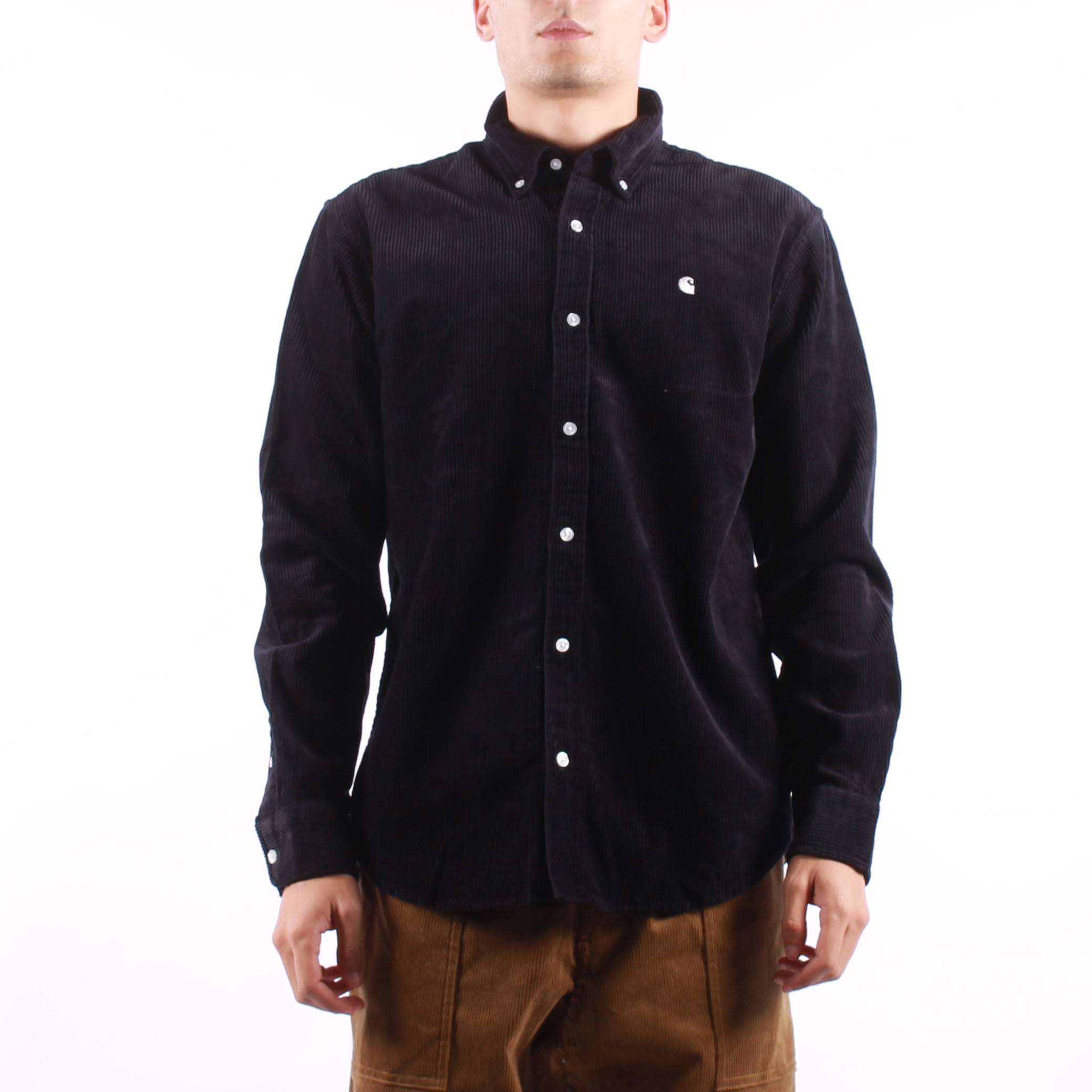 Carhartt - Ls Madison Cord Shirt - Dark Navy Wax | Carhartt WIP | Camicie | 89.00 | Beach Break Shop