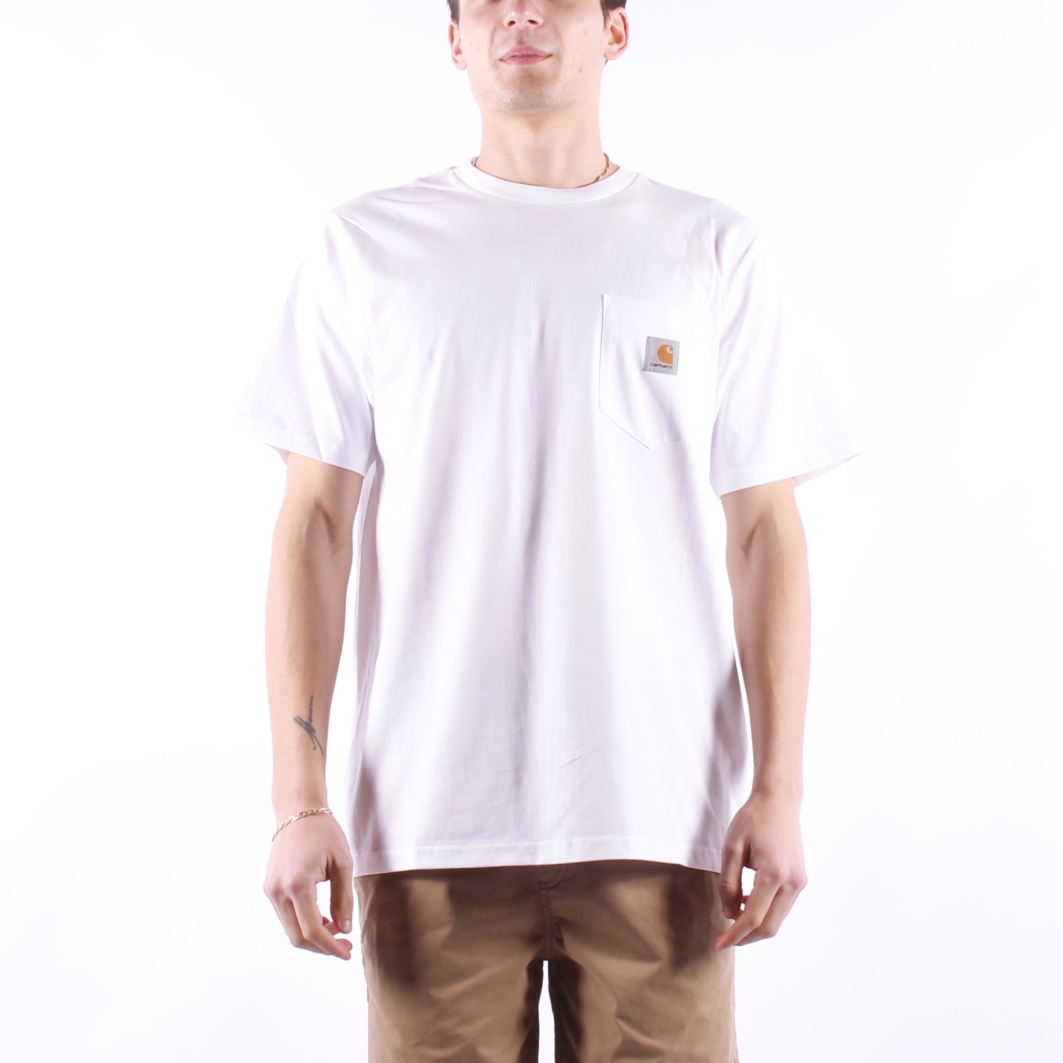 Carhartt - SS Pocket T-Shirt - White | Carhartt WIP | T-Shirt | 35.00 | Beach Break Shop