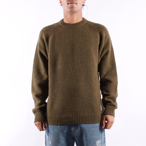 Carhartt WIP - Anglistic Sweater - Speckled Highland