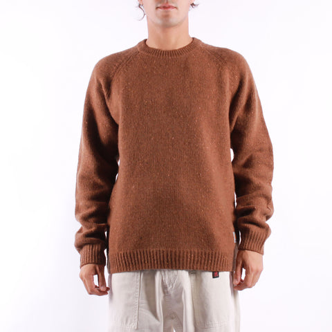 Carhartt WIP - Anglistic Sweater - Speckled Tamarind