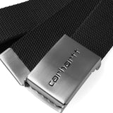 Carhartt WIP - Clip Belt Chrome - Black