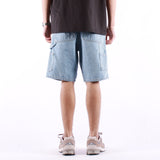 Carhartt WIP - Single Knee Short - Blue Heavy Stone Bleached.