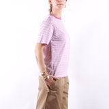 Carhartt WIP - W Coleen T-Shirt - Coleen Stripe White Magenta