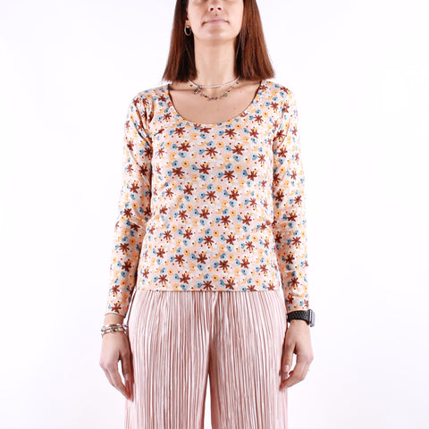 Compania Fantastica - Woman T-Shirt Flores - Desert Flowers Print