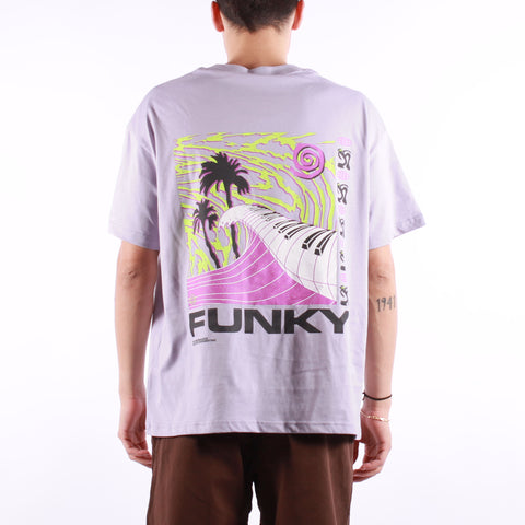 Funky Snowboards - Wave Tee - Lilac