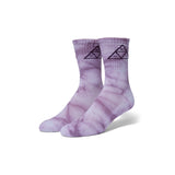 HUF - Triple Triangle Tie Dye Socks - Purple