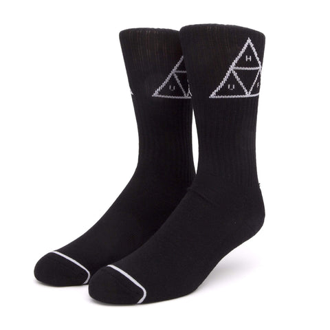 Huf - Triple Triangle Crew Socks - Black