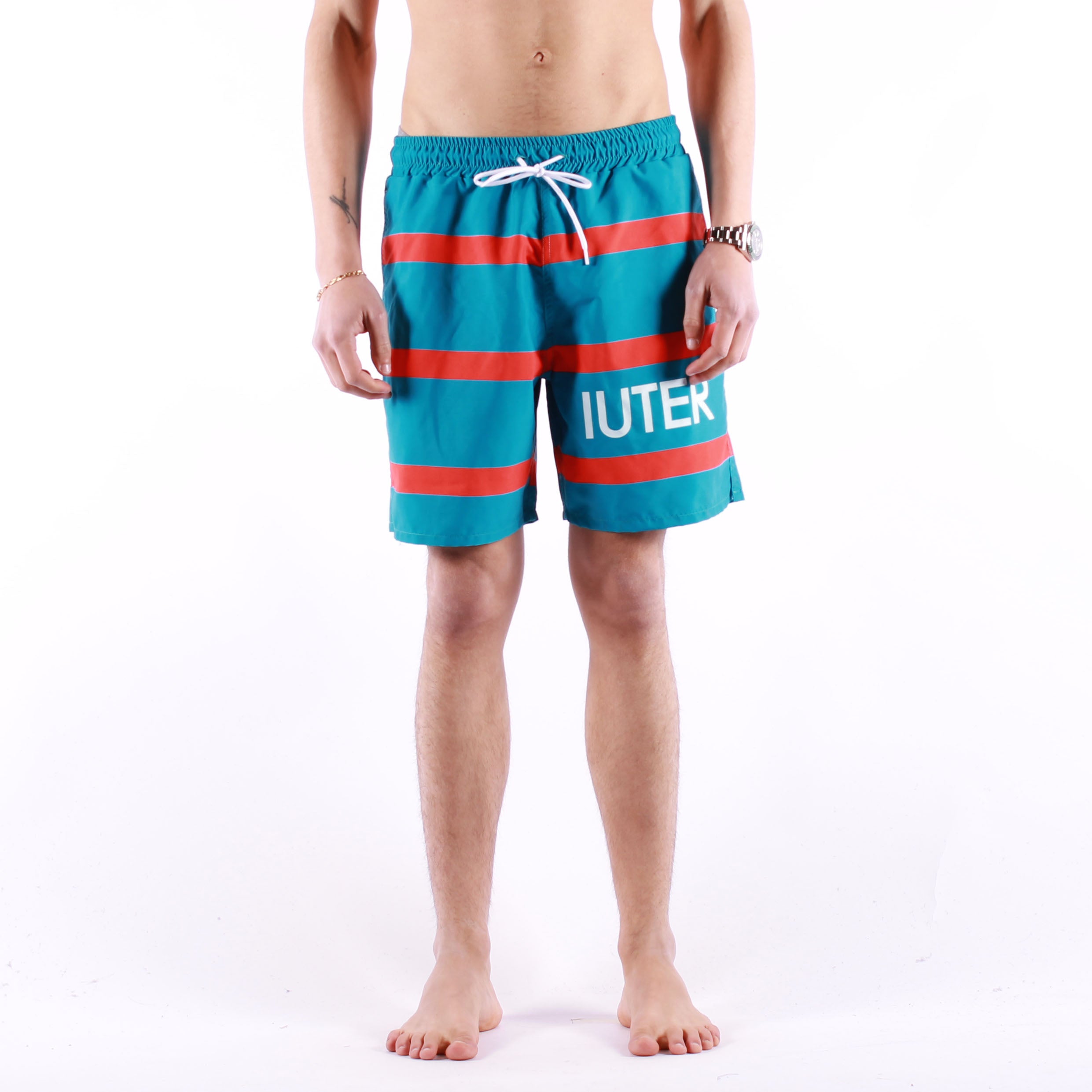 Iuter - Stripes Boardshort - Sky Blue | Iuter | Costumi | 71.20 | Beach Break Shop