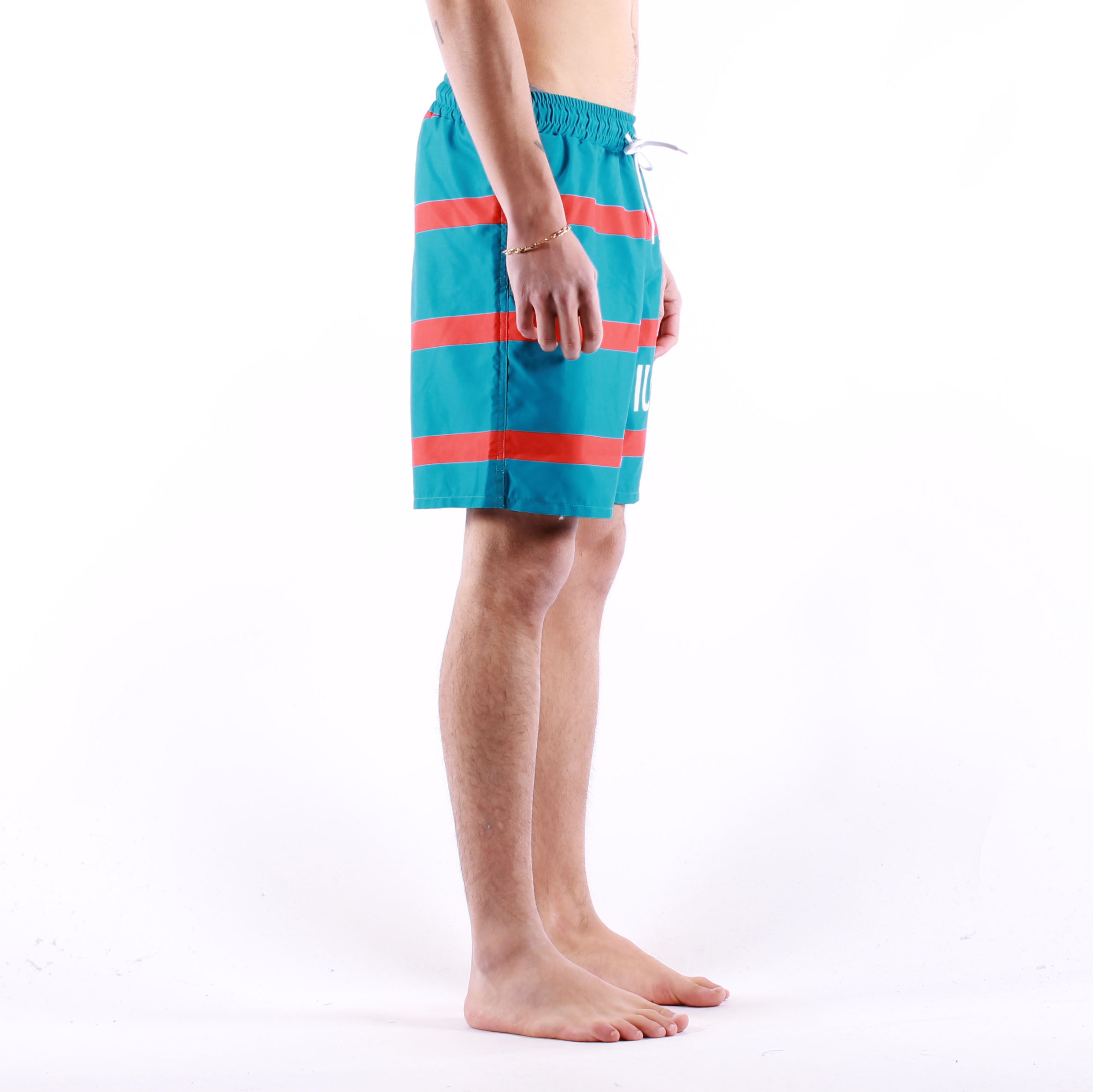 Iuter - Stripes Boardshort - Sky Blue.