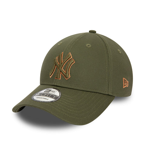 New Era - Metallic Outline NY 9Forty - Green Gold