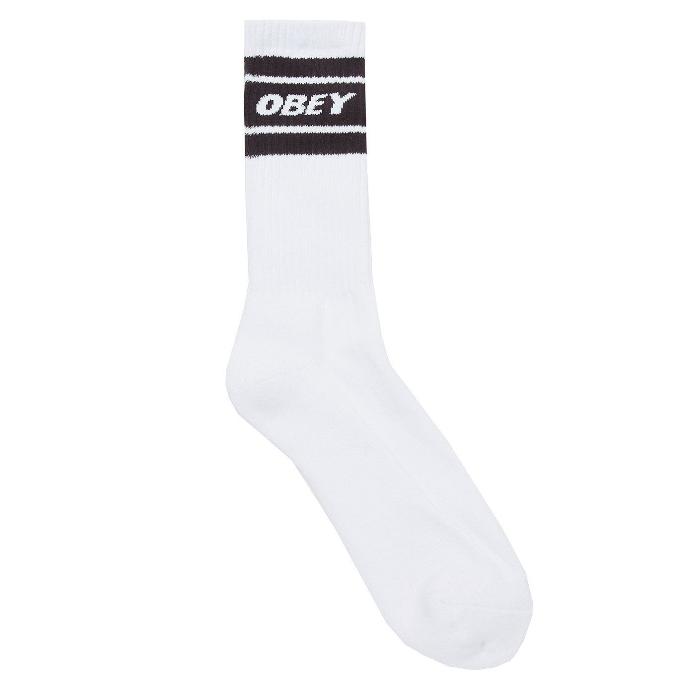 Obey - Cooper II Socks - White Black | Obey | Calze | 16.00 | Beach Break Shop