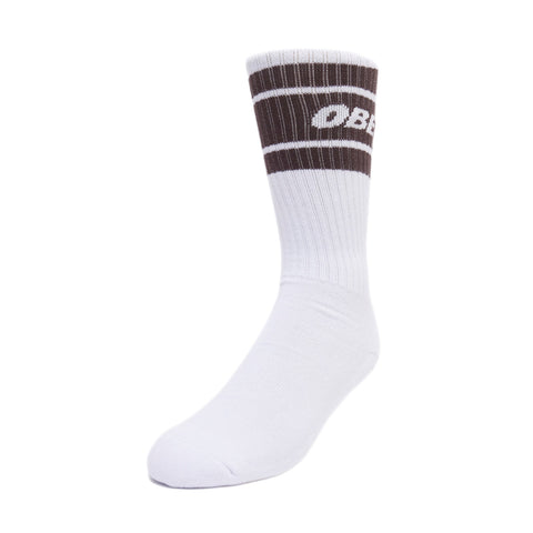 Obey - Cooper II Socks - White Java Brown