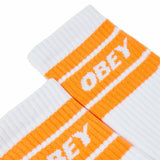 Obey - Cooper II Socks - White Magma Orange
