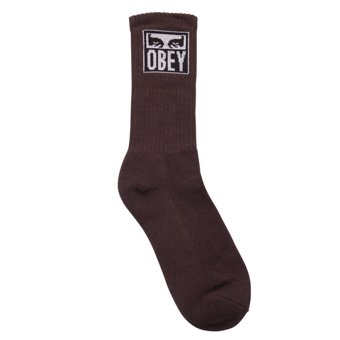 Obey - Eyes Icon Socks - Java Brown