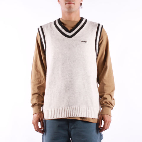 Obey - Obey Alden Sweater Vest - Unbleached