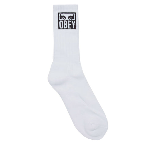 Obey - Obey Eyes Icon Socks - White