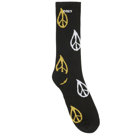 Obey - Peaced Socks - Black
