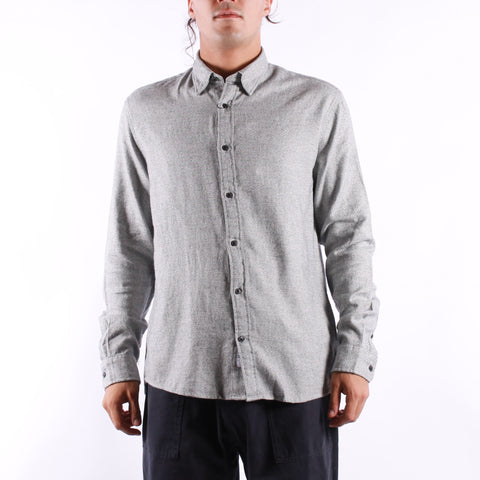 Selected - Owen Twist Shirt - Grey Asphalt