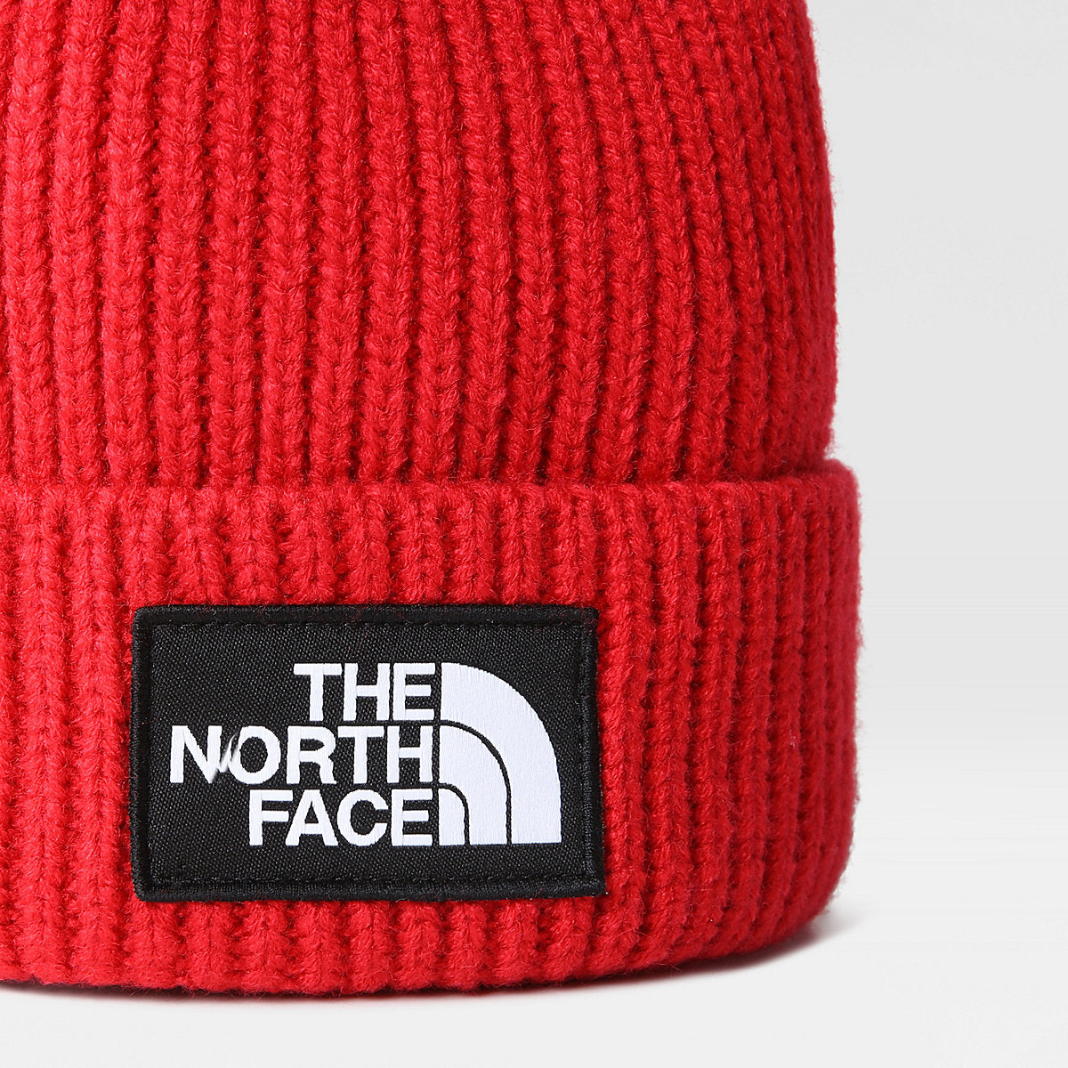 The North Face - Tnf Logo Box Cuff Beanie - Tnf Red.