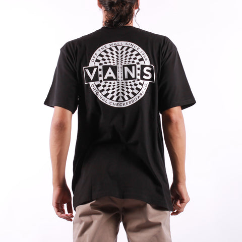 Vans - Warped Checkerboard Logo SS Tee - Black